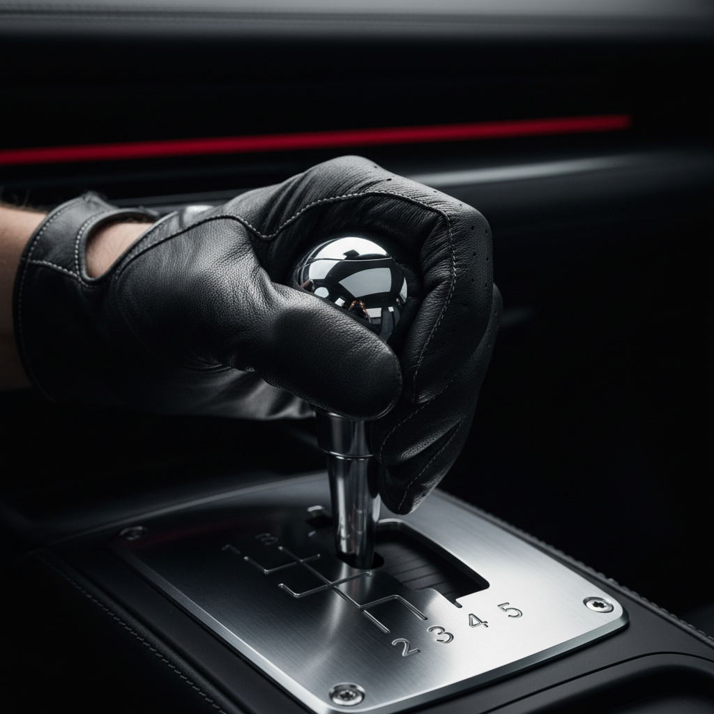 Dave T. testimonial - leather glove on shifter